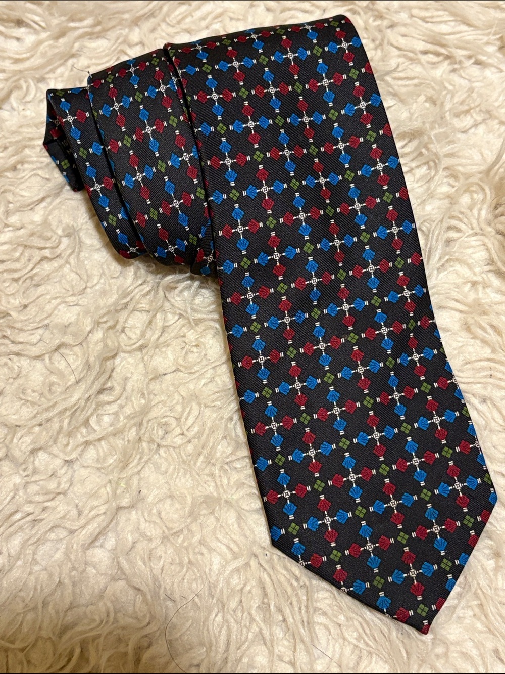 Fun patterned tie